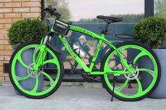 Велосипед Richiesto 26" на литых дисках, 2023 , рост 160-180, салатовый