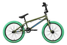 Велосипед Stark22 Madness BMX 2 зеленый/голубой