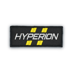 Шеврон, нашивка, патч Hyperion (Borderlands 2), на липучке No Brand