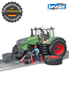 Трактор Bruder Fendt 1050 Vario, с фигуркой механика и аксессуарами