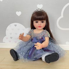 Кукла NPK Реборн 55см виниловая в пакете FA-539