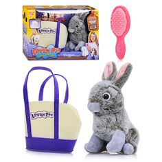 Игровой набор Fanrong Питомец кролик с сумкой в коробке, 23x20x6 см Фанронг
