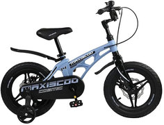 Велосипед MAXISCOO Cosmic 14 Делюкс Плюс 2023 голубой матовый