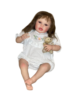 Кукла NPK Реборн мягконабивная 60см в пакете FA-522