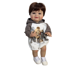Кукла NPK Реборн виниловая 55см в пакете FA-564