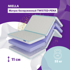 Матрас в кроватку Miella Twisted Pena 180x70 складной, беспружинный