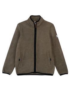 Куртка трикотажная для мальчиков PlayToday, хаки, 140