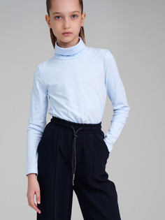 Водолазка трикотажная для девочек PlayToday, голубой, 164