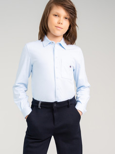 Сорочка трикотажная для мальчиков PlayToday (regular fit), голубой, 164