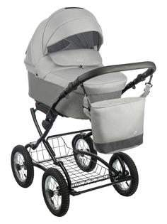 Коляска детская 2в1 JOVOLA TESSA Classic, 02 т серый, св серый