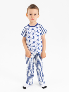 Пижама для мальчиков КотМарКот 285441447 Цвет белый размер 110