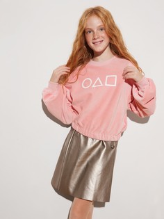 Свитшот детский Acoola 20210170111, розовый, 134