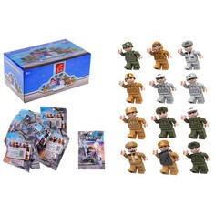Фигурки для конструктора «Военные», МИКС No Brand