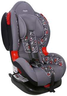 Автокресло Siger Кокон Isofix цв.серый гр.0/1/2