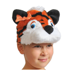 Шапка детская карнавальная Карнавалофф Тигрица