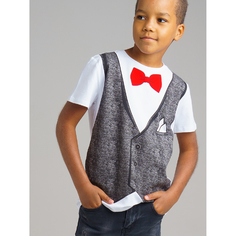 Футболка PlayToday 42011003 цв. белый р. 146