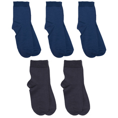 Носки детские Rusocks 5-Д-25, синий; серый, 16-18