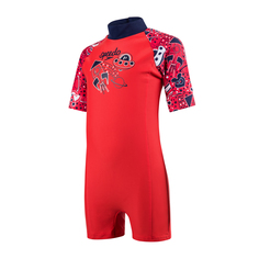 Гидрокостюм детский Speedo SPEEDO NeonWhizz All-In-One Swimsuit, красный, 98