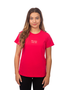Футболка детская Champion Crewneck T-Shirt, розовый, 140