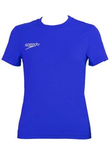 Футболка детская Speedo SPEEDO Junior Small Logo T-Shirt blue, голубой, 116