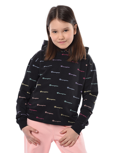 Толстовка детская Champion Hooded Sweatshirt, черный, 152