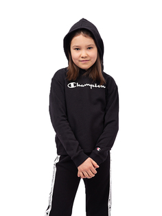 Толстовка детская Champion Hooded Sweatshirt, черный, 128