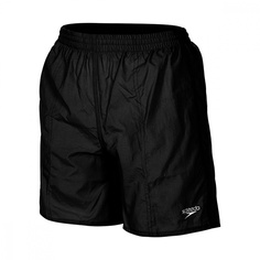 Шорты плавательные детские Speedo SPEEDO Solid Leisure 15" Watershort, черный, 128