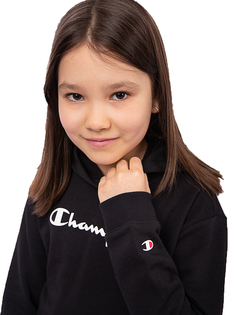 Толстовка детская Champion Hooded Sweatshirt, черный, 170