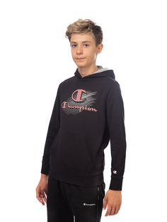 Толстовка детская Champion Hooded Sweatshirt, черный, 116