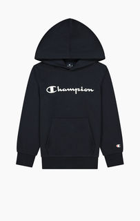 Толстовка детская Champion hooded sweatshirt, синий, 152