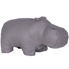 Сувенир Стоппер Бегемот Серый Bogacho