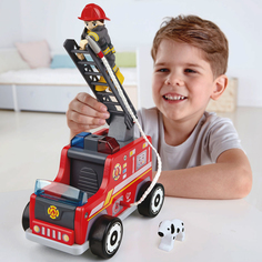Пожарная машина с водителем Hape E3024_HP