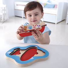 Вкладыши 3D Самолет Hape E1611_HP