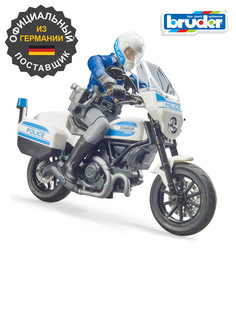 Мотоцикл Bruder Scrambler Ducati, с фигуркой 1:16