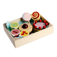 Игровой ящик с продуктами «Сладости» 17x12,5x3,5 см No Brand