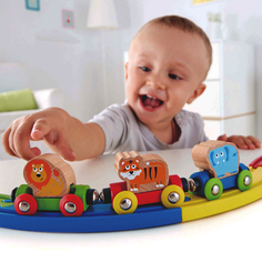 Поездной состав Hape Веселые животные