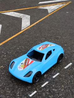 Машинка Turbo "V" голубая Рыжий кот