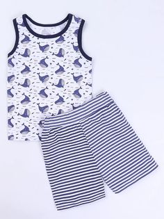 Пижама для мальчиков КотМарКот 284441447 цв. белый р. 122