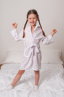 Халат для девочек КотМарКот 233541583 Цв. белый р. 104