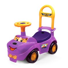 Игрушка Машина-каталка Zarrin TinyTot с клаксоном, фиолет.