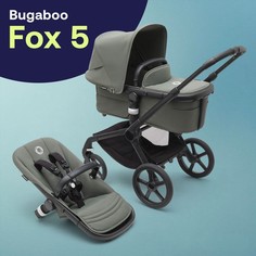 Коляска 2 в 1 Bugaboo Fox 5 Complete Black/Forest Green