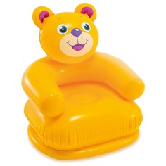 Кресло надувное Intex 68556 Happy Animal Chair детское желтое