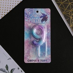 Свеча-цифра в торт «9» Страна Карнавалия