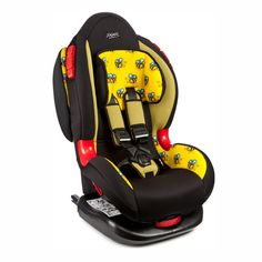 Автокресло Siger Кокон ISOFIX, гр.1/2 9-25кг., пчелка, арт:KRES0140