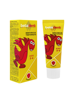 Зубная паста детская BETADENT Kids 3-6 малина, 75 мл