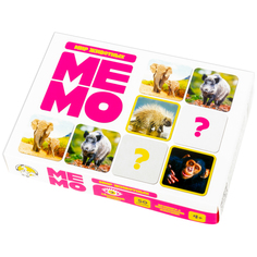 Игра настольная Десятое королевство Мемо. Мир животных, 50 карточек, картонная коробка
