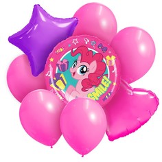Hasbro Набор воздушных шаров "С Днем Рождения", My little pony