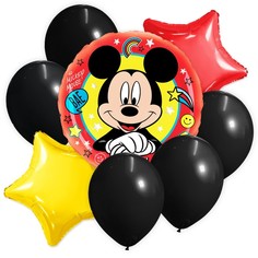 Disney Набор воздушных шаров "С Днем Рождения", Микки Маус и друзья