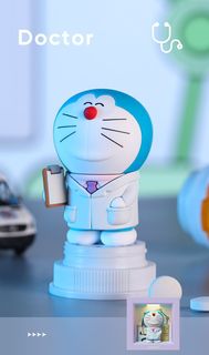 Декоративный детский ночник-фоторамка Doraemon 1973 Доктор Rock