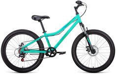 Велосипед Forward Iris 2.0 Disс 6Ск. 24 2022 Цвет мятный-зеленый